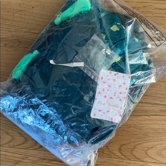 💕x4HP💕Free People mix it up tunic teal dress - Picture 12 of 13